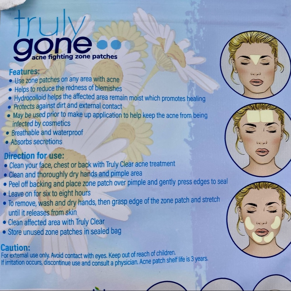 💄 SALE💄 NWT Truly Clear Truly Gone Zone Patches - Picture 11 of 14